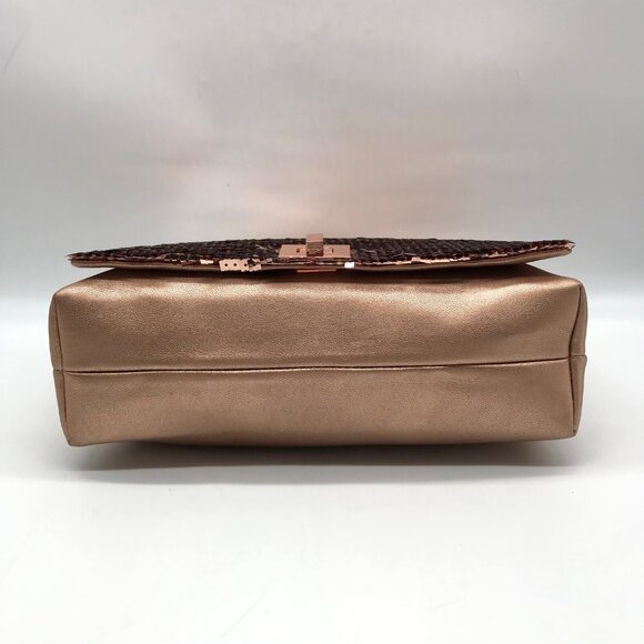 I.N.C. International Concepts Rose Gold Sequin Ajae Crossbody Bag - Picture 3 of 11